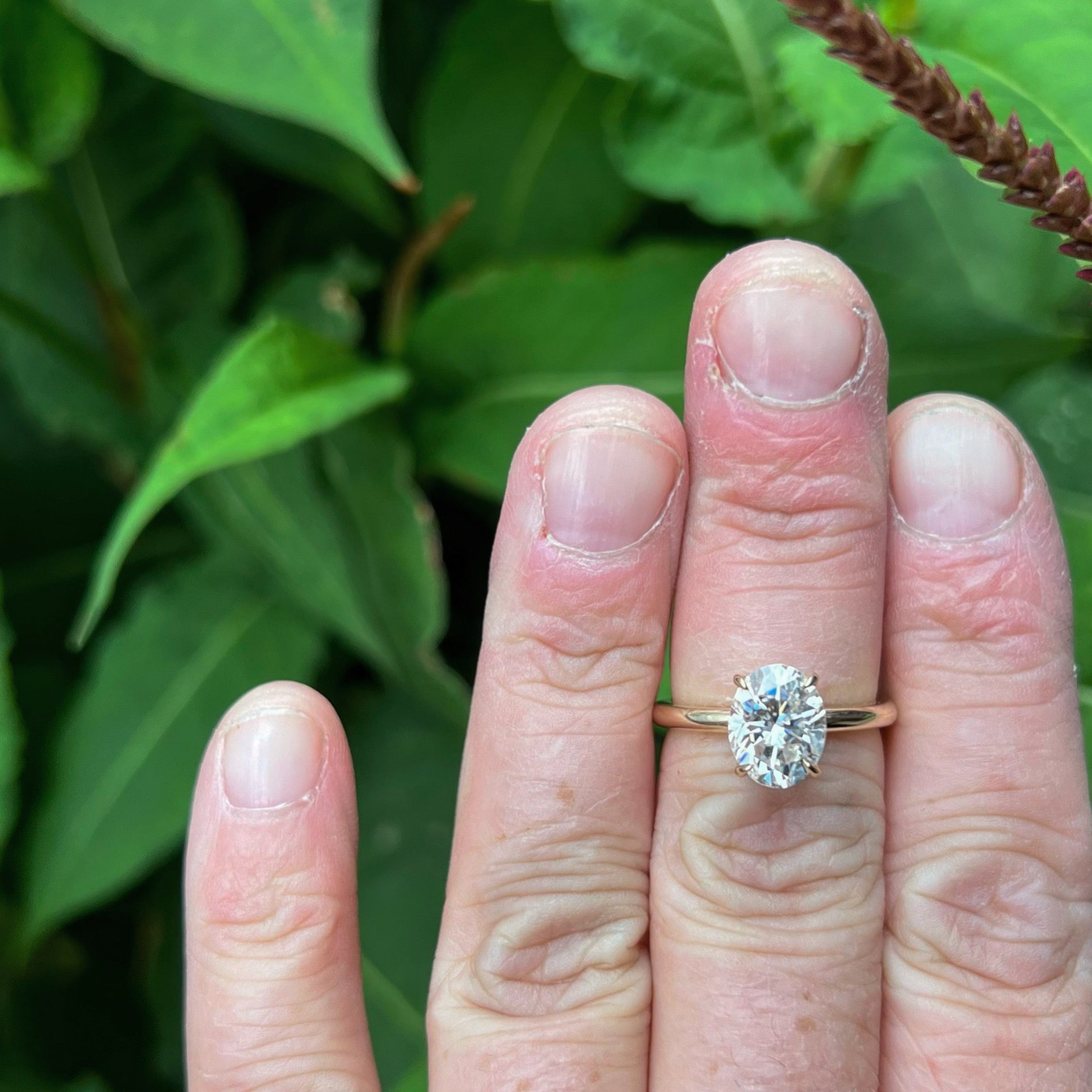 moissanite engagement ring, moissanite, Sustainabile gemstone engagement ring 