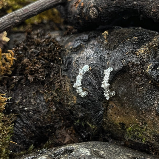 Huggie Studs-Into The Woods-Hawthorn