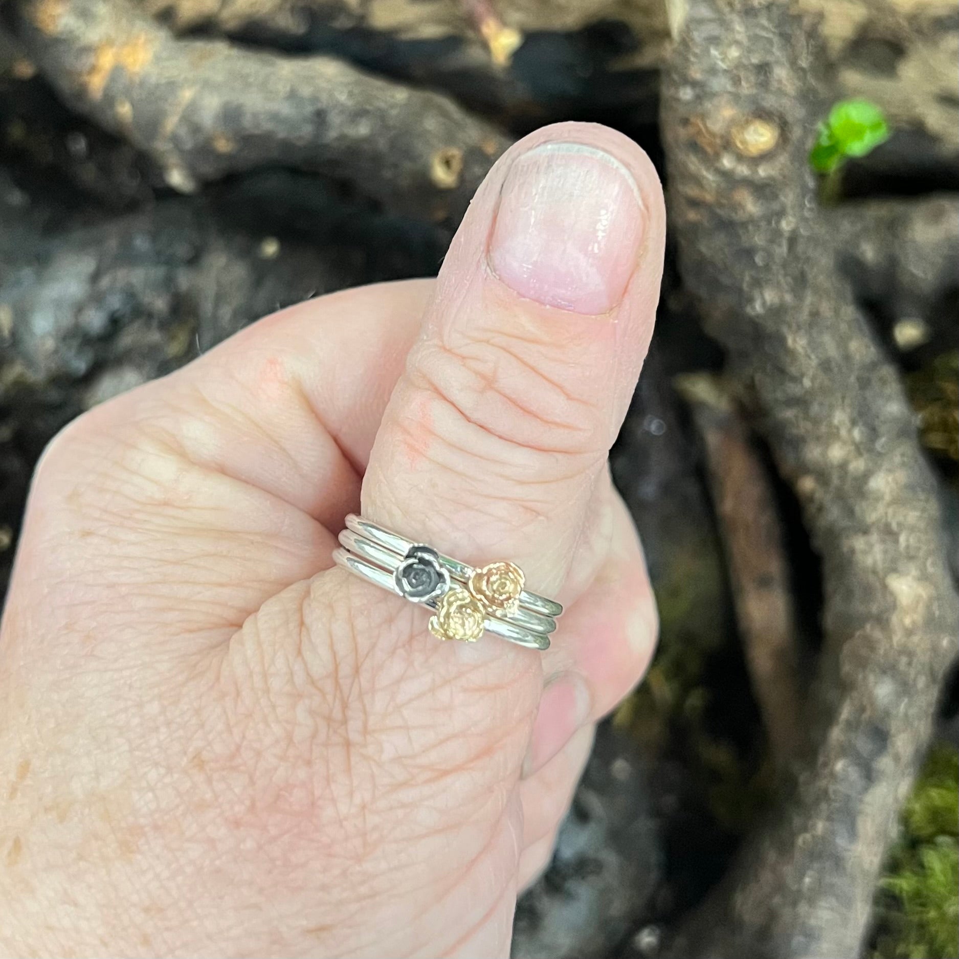 Rose Bud Stacking Ring-Love, Death & Everything In between