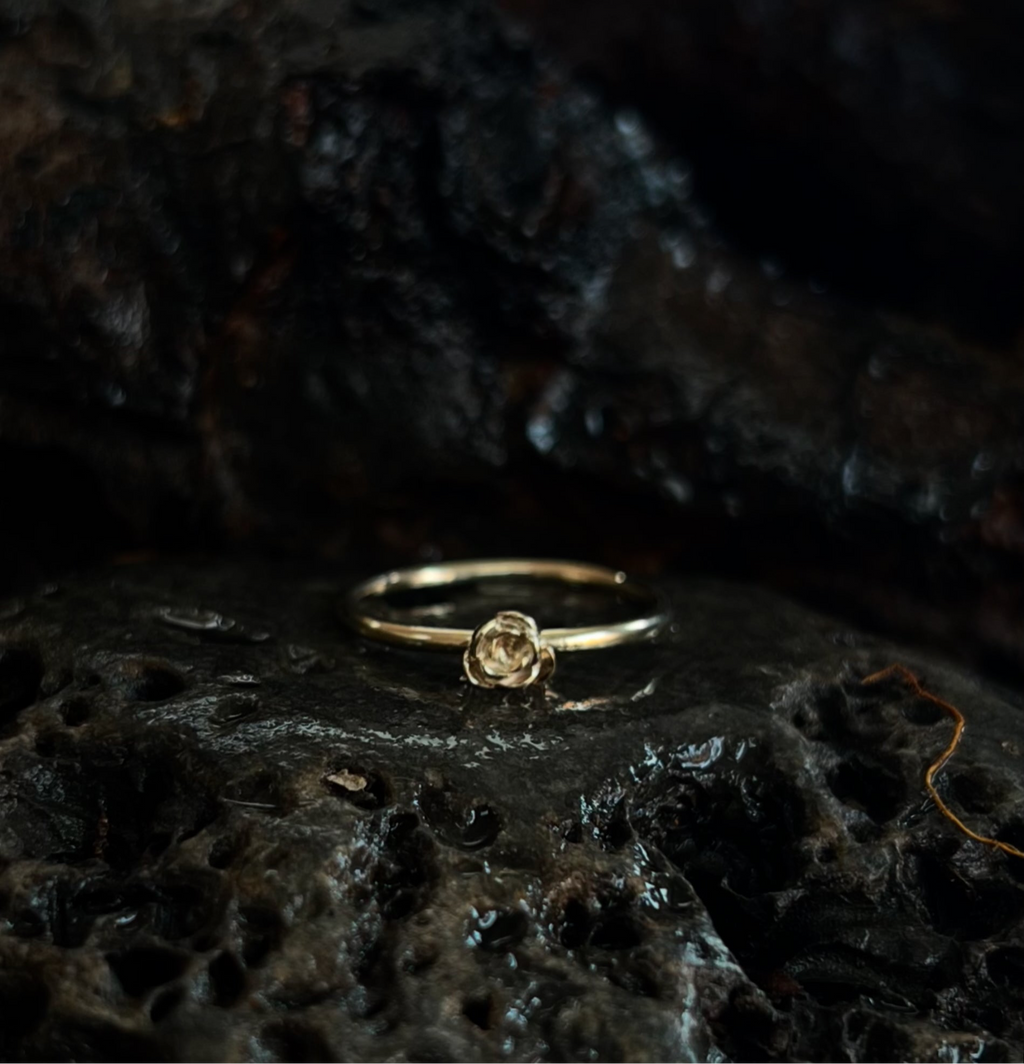 Rose Bud Stacking Ring-Love, Death & Everything In between
