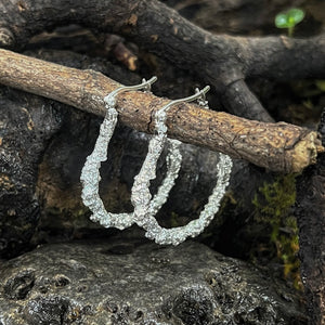 Large Hoops-Into The Woods-Hawthorn with Lichen