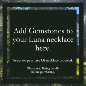 Add Gemstones to Your Luna necklace