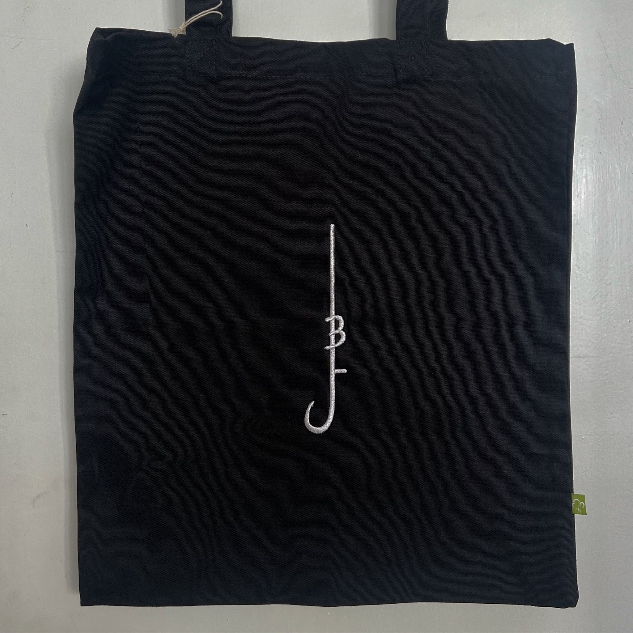 Organic Cotton Tote Bag with Branded embroidered Logo.