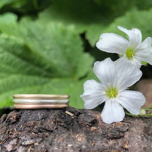 Simple 9ct Gold Stacking Rings