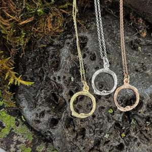 Strength-Into The Woods-Medium Twig Circle Necklace