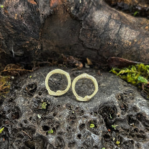 Strength-Into The Woods-Medium Twig Circle Studs